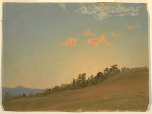 رسم، هيلسايد، هدسون، نيويورك، يوليو 1870 بواسطة كنيسة فريدريك إدوين