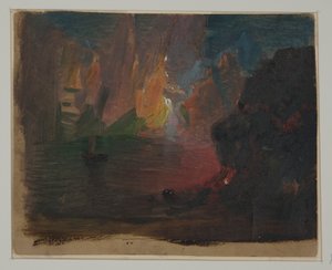 رسم، فانتازيا الجبل الجليدي، حوالي عام 1859 بواسطة كنيسة فريدريك إدوين