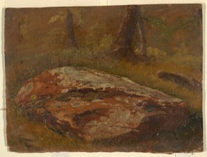 رسم، موسي روك، أغسطس 1845 بواسطة كنيسة فريدريك إدوين