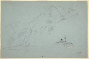 رسم، جبال بالقرب من أبتيناو. سالزكاميرغوت، 5 أغسطس 1868 بواسطة كنيسة فريدريك إدوين
