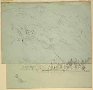 رسم، جبل. كاتاهدين، مين، 1870-1878 بواسطة كنيسة فريدريك إدوين