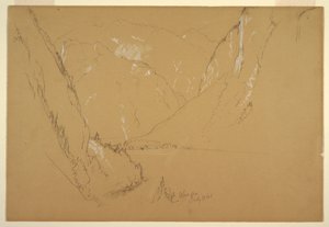 رسم، "أوبرسي"، بالقرب من بيرشتسغاردن، بافاريا، 17 يوليو 1868 بواسطة كنيسة فريدريك إدوين