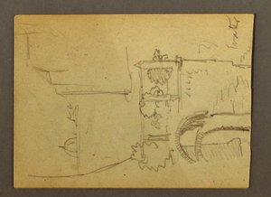 رسم، بيلازو فوق الماء، ربما 1868-1869 بواسطة كنيسة فريدريك إدوين