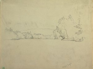 رسم، بحيرة توغ العليا، حوالي عام 1885 بواسطة كنيسة فريدريك إدوين