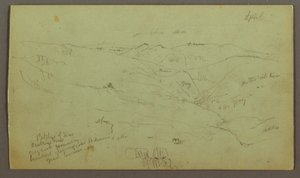 رسم، الوادي، أبريل 1868 على الأرجح بواسطة كنيسة فريدريك إدوين