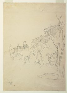 رسم، منظر لأولانا، منزل الفنان، هدسون، نيويورك، حوالي عام 1872 بواسطة كنيسة فريدريك إدوين