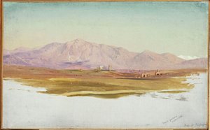 مونتي غينارو ، جبال سابين ، 1869 بواسطة كنيسة فريدريك إدوين