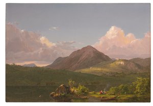 جبل نيوبورت في جزيرة جبل الصحراء ، c.1851-53 بواسطة كنيسة فريدريك إدوين