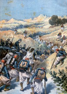 معركة مع العصابات ، الجزائر ، 1892 بواسطة فريدريك ليكس