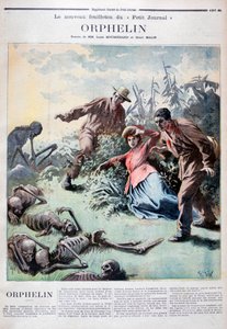 رسم توضيحي لـ Louis Henri Boussenard and Henri Makins كتاب Orphelin، 1894 بواسطة فريدريك ليكس