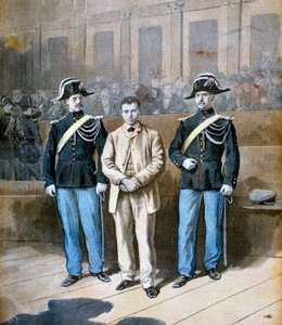 محاكمة سانت جيرونيمو كاسيريو ، الأناركي والقاتل الإيطالي ، 1894 بواسطة فريدريك ليكس