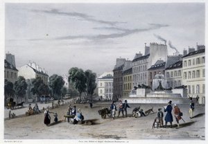 برج المياه (فونتين) ، بي دي سانت مارتن - في "" باريس إن 1832 "" لمارتينز