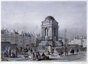 فونتين ديس الأبرياء - في "" باريس عام 1832 "لمارتنز
