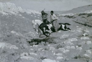 حفل أسرع حصان ، حوالي 1900 بواسطة فريدريك ريمنجتون