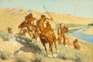 حلقة من بندقية الجاموس (زيارة بندقية الجاموس: حلقة الجاموس) 1909 بواسطة فريدريك ريمنجتون