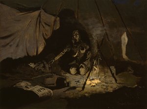 استمرت الأوراق الجافة لفترة أطول منها ، حوالي عام 1899 بواسطة فريدريك ريمنجتون