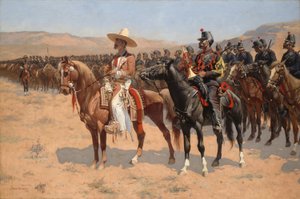 الرائد المكسيكي 1889. بواسطة فريدريك ريمنجتون