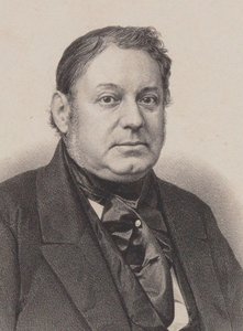 صورة لعازف البيانو والملحن Amédée Méreaux 1802-1874. بواسطة فريدريك سوريو