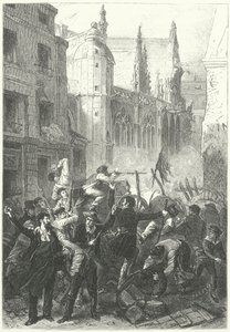 انتفاضة أيام يونيو ، ثورة 1848 ، باريس (نقش)