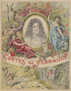 صورة توضيحية لصفحة العنوان لـ Les Contes de Perrault (حجرية ملونة) بواسطة فريدريك ثيودور (بعد) ليكس
