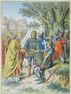 Bertrand Du Guesclin received the grudge he sought to keep Avignon بواسطة فريدريك ثيودور ليكس