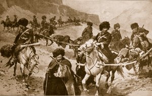 قافلة إسعاف القوزاق في جبال القوقاز ، 1914-1919 بواسطة فريدريك دي هاينين