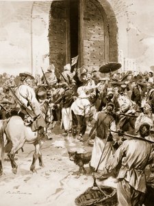 الثورة الصينية ، 1911 ، توضيح من "تاريخ الأمم في هاتشينسون" ، ج 1920 بواسطة فريدريك دي هاينين