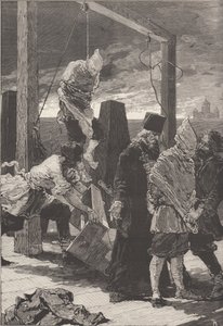 إعدام ألكسندر كفياتكوفسكي وأندريه بريسنياكوف في 16 نوفمبر 1880. بواسطة فريدريك دي هاينين