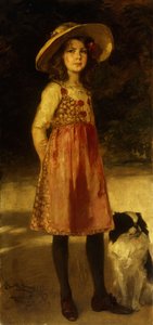 صورة لابنة الفنان هيلدا 1913