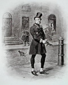 السيد مكاوبر ، من "ديفيد كوبرفيلد" لتشارلز ديكنز ، كتب 1849-50 بواسطة فريدريك (بعد) برنارد