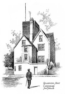 منزل أوليفر غولدسميث ، Canonbury ، Islington ، 1912 بواسطة فريدريك أدكوك