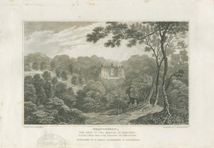 قاعة وحديقة بيودرت: engraving، nd [c 1830] بواسطة فريدريك كالفيرت