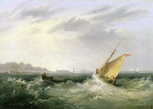 شيشاير عند مصب نهر ميرسي ، 1838 (للزوج يرى 257064) بواسطة فريدريك كالفيرت