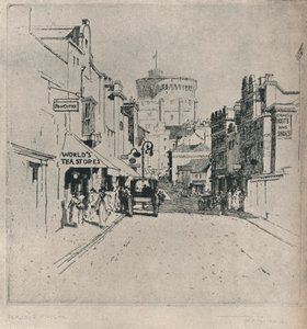 "شارع Peascod ، وندسور" ، عام 1918 بواسطة فريدريك تشارلز ريتشاردز