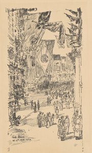 شارع الحلفاء ، 1918. بواسطة فريدريك تشايلد حسام