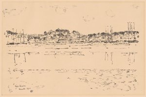 المرفأ الداخلي ، 1918. بواسطة فريدريك تشايلد حسام