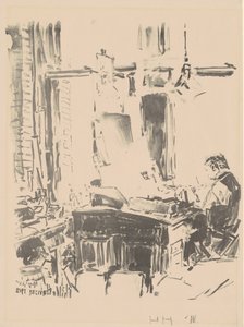 مصمم المطبوعات الحجرية ، 1918. بواسطة فريدريك تشايلد حسام