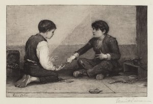 لاعبي مورا بواسطة Frederick Dielman