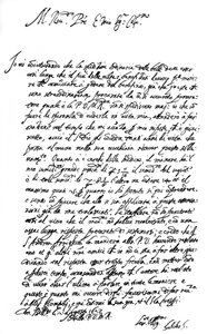 رسالة من جاليليو جاليلي ، 1627 1865.