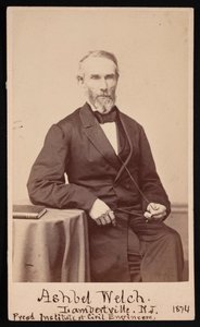 صورة لأشبيل ولش 1809-1882 ، مايو 1874. بواسطة فريدريك جوتكونست