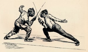 مبارزون ، 1900 بواسطة فريدريك هنري تاونسند