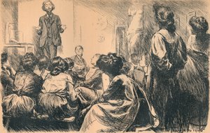 بدأت دروس الفن المسائي لدينا عام 1905 بواسطة فريدريك هنري تاونسند