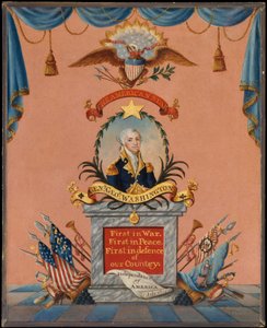 النجم الأمريكي جورج واشنطن ، كاليفورنيا. 1803.