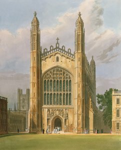 كامبريدج: Kings College from "History of Cambridge"، Vol.1 بواسطة فريدريك ماكنزي