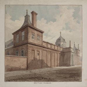 منظر للمتحف البريطاني ، هولبورن ، c.1807 بواسطة فريدريك ناش