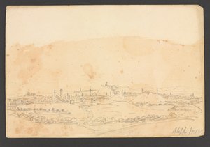 حلب من جنوب غرب سوريا بواسطة فريدريك بيتر لايارد