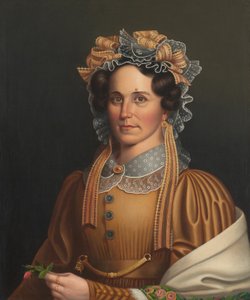 سيدة في براون ، ج. 1855.