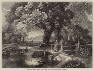 The Foot-Bridge in the Lane بواسطة فريدريك ويليام هولمي