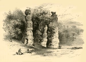 "الأبراج الطبيعية" ، 1872.