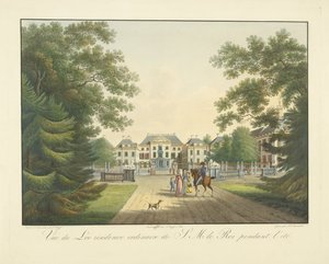 منظر لـ Paleis het Loo Vue du Loo سكن عادي لـ S.M. le Roi pendent l